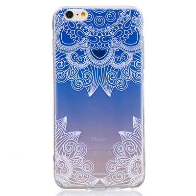 

Purple Butterfly Pattern Soft Thin TPU Rubber Silicone Gel Case Cover for IPHONE 66S