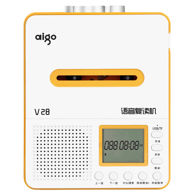 

(Aigo)Магнитофон повторитель V28 обучения Английского языка