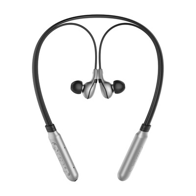 

Времена мышления (Baseus) Encok E16 Bluetooth беспроводная гарнитура уха провод перемещения магнитного корпуса (черный серебристый)