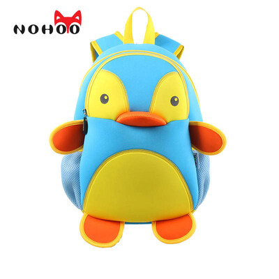 

NOHOO 3D Penguin Toddler Kids Baby Cartoon Backpack Waterproof School Bags For Girls Boys Cute Animals Bag