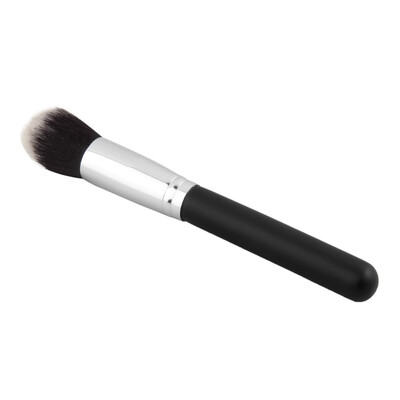 

NEW мягкое синтетическое Большой косметический Blending фонд Silver Кисть для макияжа