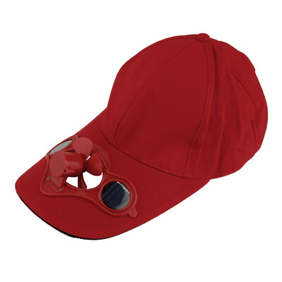 

Summer Sport Outdoor Hat Cap with Solar Sun Power Cool Fan For Cycling