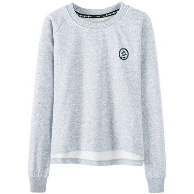 

Semir Ms Korean casual casual simple fun printing sleeves sleeves shirt 19017160202 in the flower gray M