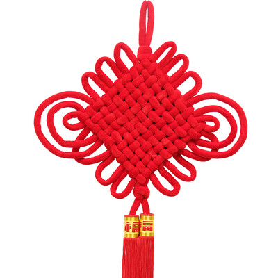 

Wei Long 10 Chinese knot New Year &39s Day festive decorations annual velvet Chinese knot