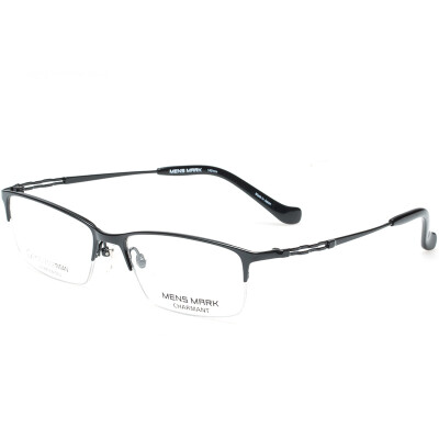 

CHARMANT / Chamon optical box male and female models Mike series half frame black myopia frames XM1156-BK-55