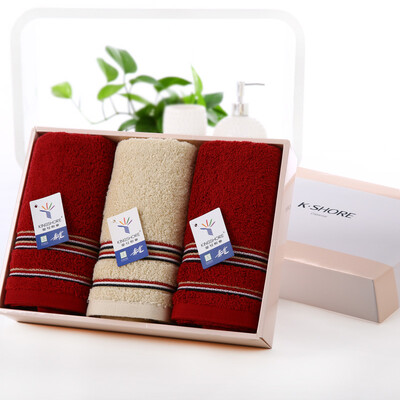 

Gold Miffy cotton satin half cut velvet embroidery towel gift box soft absorbent MF1012H face towel 3 loaded 74 * 34cm gift bag