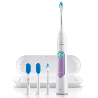 

Philips (PHILIPS) электрическая зубная щетка HX6616 / 51 взрослый перезаряжаемый тип ухода за деснами акустическая вибрация зубная щетка элегантная довольно фиолетовая (3 файла прочность 2 щетки 2 кисточка щетки 1 коробка для путешествий)