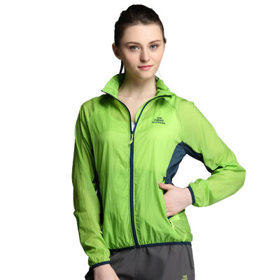 

THE FIRST OUTDOOR skin windbreaker light breathable leisure outdoor skin clothing 633409 female models blue M code