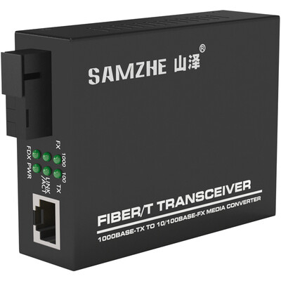 

Shanze (SAMZHE) SZ-G1400TB Приемопередатчик Gigabit-приемопередатчик одномодовый одноволоконный конвертер несущего класса SC-интерфейс приемник внешнего источника питания 25KM single