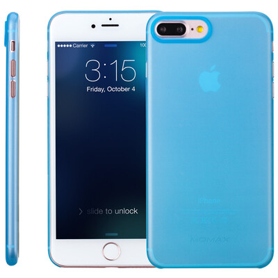 

MOMAX iPhone7 8plus mobile phone shell Apple 7 8plus mobile phone case PP thin protective shell 55 inches blue