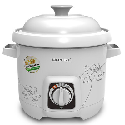 

Yimi white porcelain pot soup pot 1L YM-D15MW