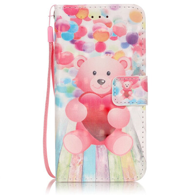 

Ballon&bear Design PU Leather Flip Cover Wallet Card Holder Case for IPHONE 6