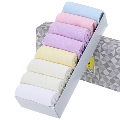 

Bejirog cotton socks men&women couples in the four seasons in the leisure business cotton socks 8 double female socks gift box uniform