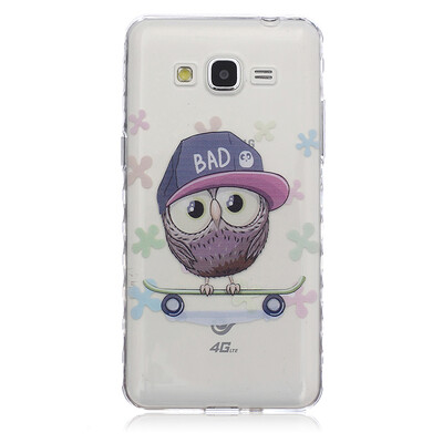 

Сова Pattern Мягкий тонкий ТПУ Резиновая крышка силиконовый гель чехол для SAMSUNG GALAXY Grand Prime G530
