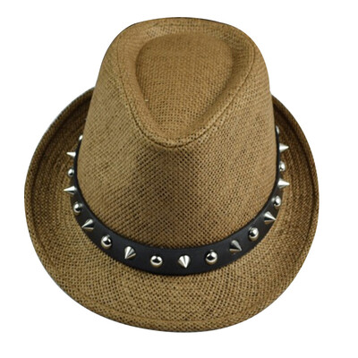 

【Jingdong Supermarket】 Meng Si Ke (MSEK) MMZ170244 hat Korean men and women with the hat Liu nail fashion jazz hat beige