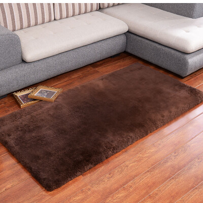 

AOZUN Australian Sheared Genuine sheepskin rug 160*230cm, coffee color bay window fur rug ,big size living room sheep fur carpet