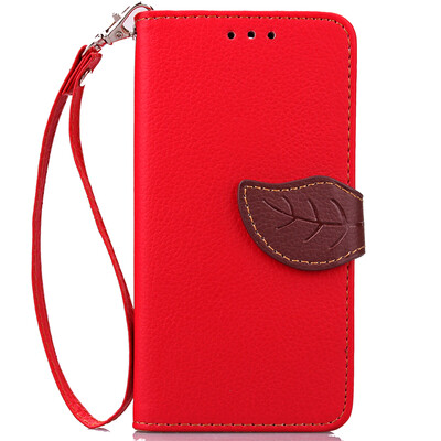 

Red Design PU Leather Flip Cover Wallet Card Holder Case for LG G3D858