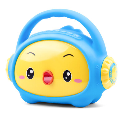 

chicks called children's story machine 3-6 years old puzzle early education machine cartoon speaker can be charged to download the new 8G stand-alone blue