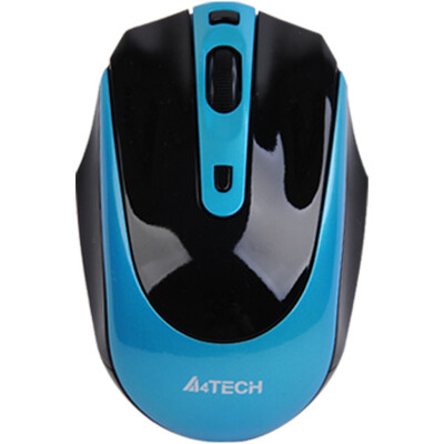 

Shuangfeiyan A4TECH G11-580FX lithium charging mouse wireless mouse office mouse mouse mouse peacock blue