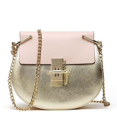 

Steele STIYA ladies shoulder bag new leather handbag Messenger bag large capacity female pig bag chain mini shoulder narrow cross bag small 86S3031013 gold