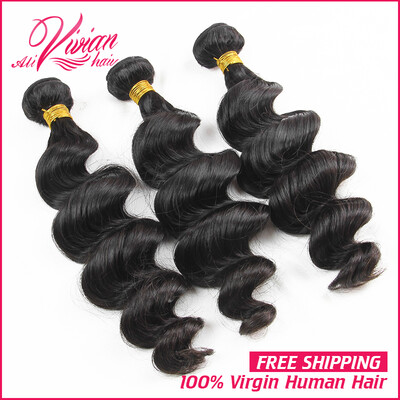 

8A Brazilian Virgin Hair Loose Wave 3pcs Brazilian Curly Virgin Hair Brazilian Human Hair Weave Brazilian Loose Wave Virgin Hair