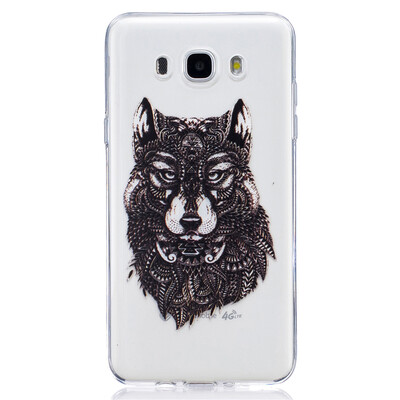 

Wolf Dress girl Pattern Soft Thin TPU Rubber Silicone Gel Case Cover for SAMSUNG Galaxy J7 2016J710