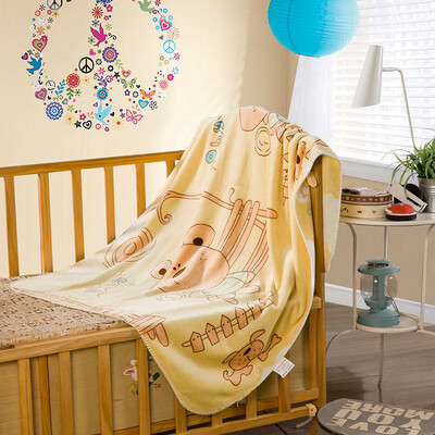 

Ying Xin Bedding Home Knit Naple Office Small Blanket Children Blanket Mink Velvet Baby Blanket Double 100 * 140cm Ben Stupid Bear