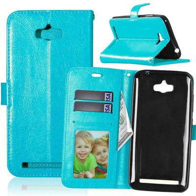 

BlueStyle Classic Flip Cover with Stand Function and Credit Card Slot for Asus Zenfone Max ZC550KL