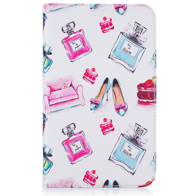 

Perfume bottle Style Embossing Classic Flip Cover with Stand Function and Credit Card Slot for SAMSUNG GALAXY Tab A 7.0 T280