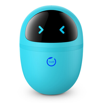 

Settail grass Gowildcn son white youth version of intelligent robot voice learning to accompany toys blue