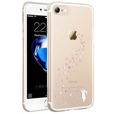 

(ESR) iPhone7 мобильный телефон оболочки Apple 7 телефон оболочки / мобильный телефон наборы силиконовые прозрачные анти-капли мягкие раковины, что серия цветов дождь кролик