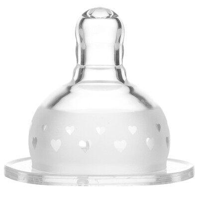 

Miyazaki Matyz Ultra Wide Caliber Baby Nipple Mimic Milk Real Liquid Silicone Nipple  3-6 months MZ-0841 Two Pack