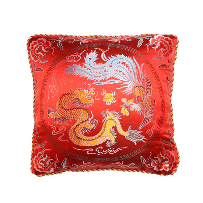 

Yinglite Classical Throw Pillow and Quilt Back cushion Seat Pad Lumbar Supports Sofa Pillow Picture-weaving in Silk Brocade