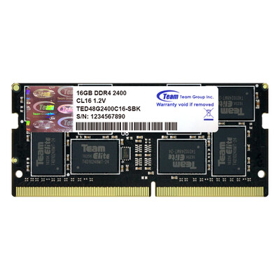 

Десять жестких (Team) DDR4 2400 16GB памяти ноутбука