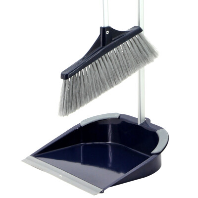 

Yisida broom dustpan suit combination upgrade version of the home broom bucket cleaning tool blue