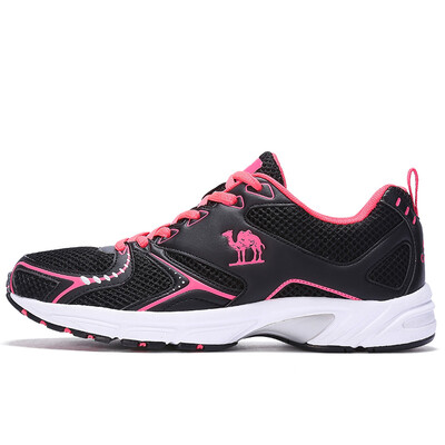 

Camel (CAMEL) sports shoes men and women couples cross country breathable running shoes leisure sports shoes A71313600 black / plum red 38