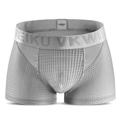 

VKWEIKU British pants men&39s underwear flat angle trousers men&39s underwear four corner pants gray XXL