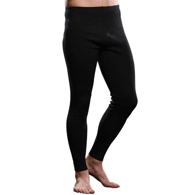

Heng Yuan Xiang pure wool pants Ms Slim in the thick warm underwear gift box loaded black&gray 16590