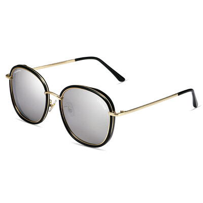 

Wei Gang VEGOOS 6113 polarized sunglasses female models retro bright driving mirror mirror sunglasses marble box Barbie Purple