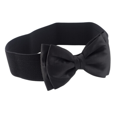 

Мода Женщины Bowknot Упругие лук / Широкий Stretch пряжка Waistband Пояс