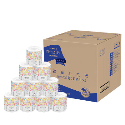 

Nepia Nepia roll paper super soft impressionism 3 layer 310 section 27 roll box sales