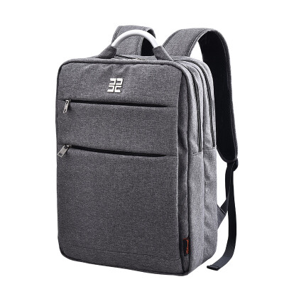 

Bean the eyebrows shoulder men and women business casual nylon 15.6 inch notebook backpack G00284 gray