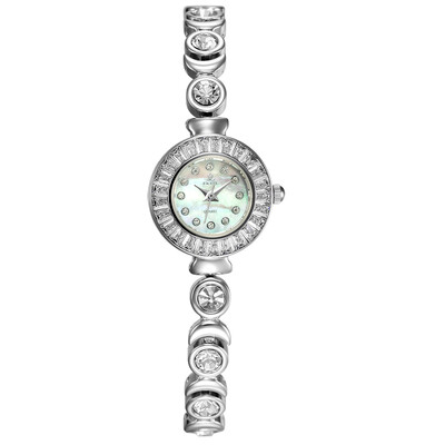 

Womens Watch Glaring Quartz Watch With A Steel Watchband