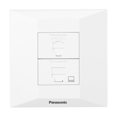 

Panasonic (Panasonic) 86-type switch socket 10A five-hole with switch socket Jane still series WMW622 (elegant white