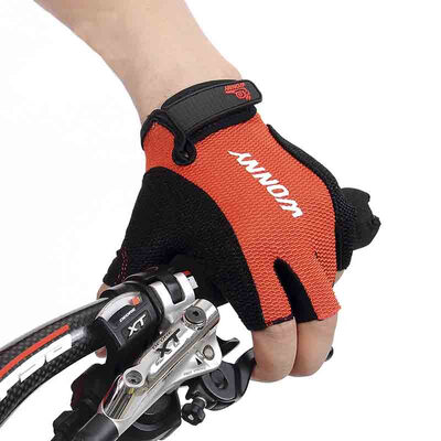 

Snail WONNY zx-049 summer riding gloves semi-breathable mountain bike gloves damping dynamic cycling gloves anti-slip red M