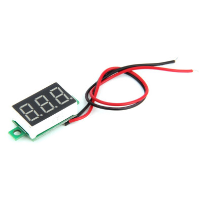 

Mini Red LED Panel Voltage Meter 3-Digital Adjustment Voltmeter