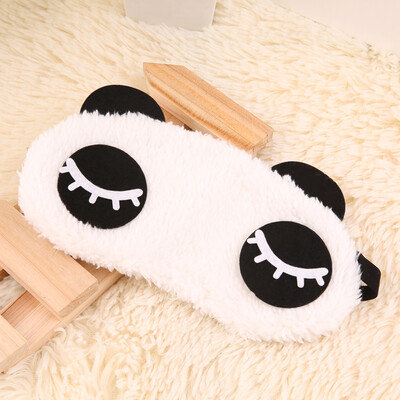 

Cute Panda Спящая Face Eye Mask Blindfold Shade Traveling сна Eye Aid