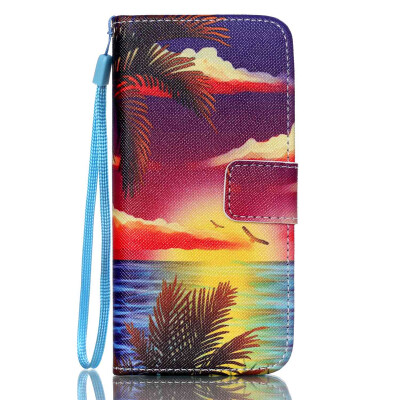 

Coconut Water Design PU Leather Flip Cover Wallet Card Holder Case for IPHONE 4S