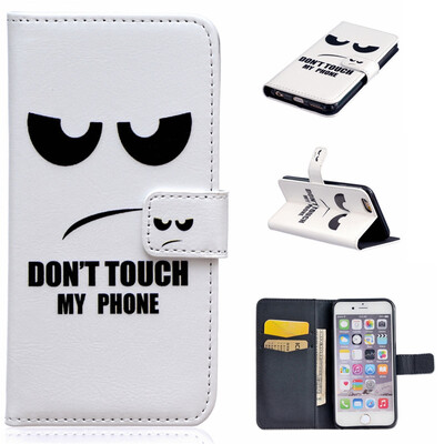 

Eye Design PU Leather Flip Cover Wallet Card Holder Case for IPHONE 66S