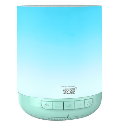 

Sony Ericsson Saiya S-55 LED Colorful Light Bluetooth Speaker Portable Card Audio Subwoofer Bluetooth 40 Maca Long Green